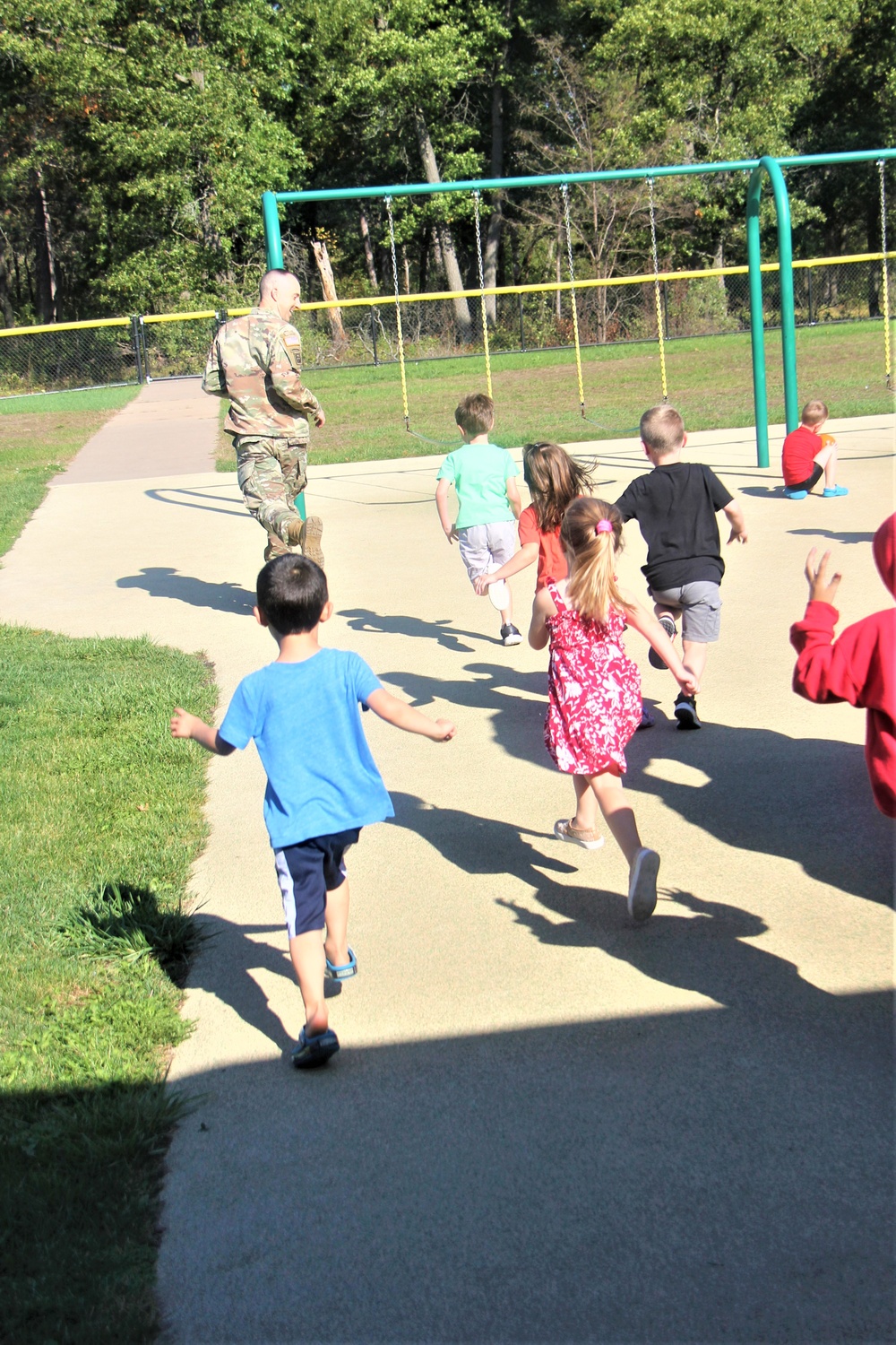 Garrison commander visits Fort McCoy Child Development Center