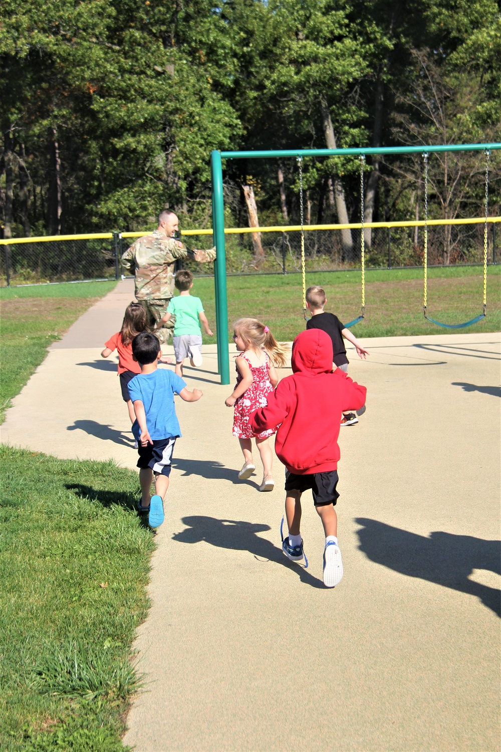 Garrison commander visits Fort McCoy Child Development Center