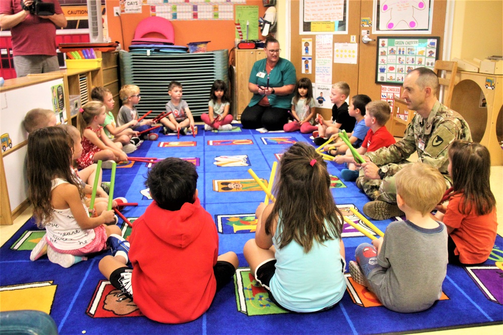 Garrison commander visits Fort McCoy Child Development Center