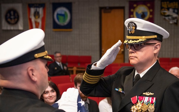 Capt. Jeffrey Smith Retires after 30 Years of Naval Service