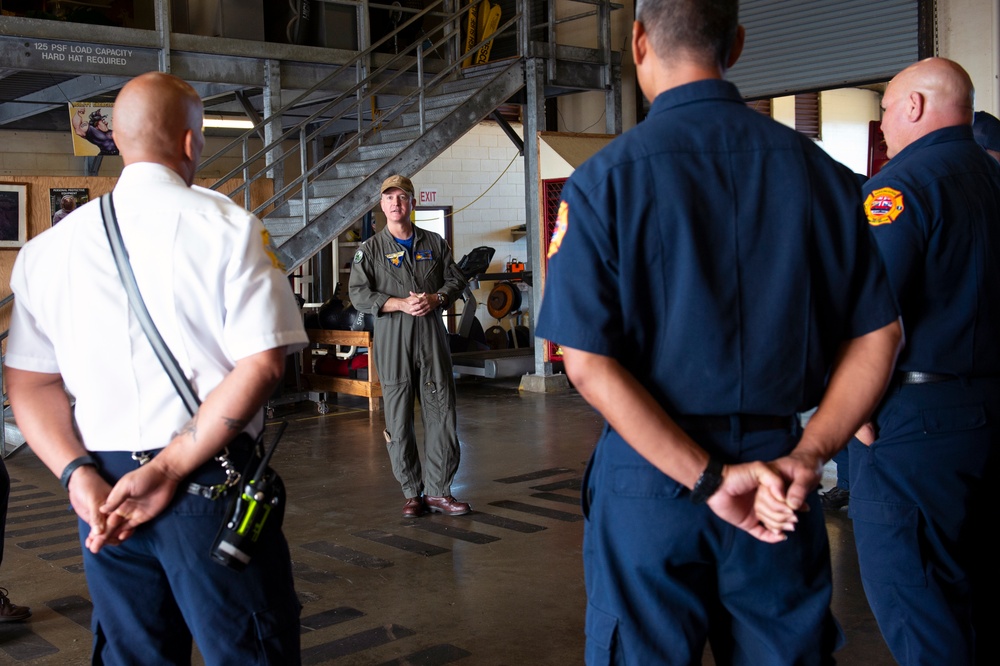 Pacific Missile Range Facility Supports Kauai Fire Department in Fighting Fire