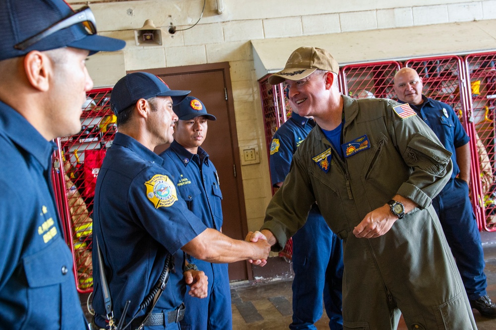 Pacific Missile Range Facility Supports Kauai Fire Department in Fighting Fire