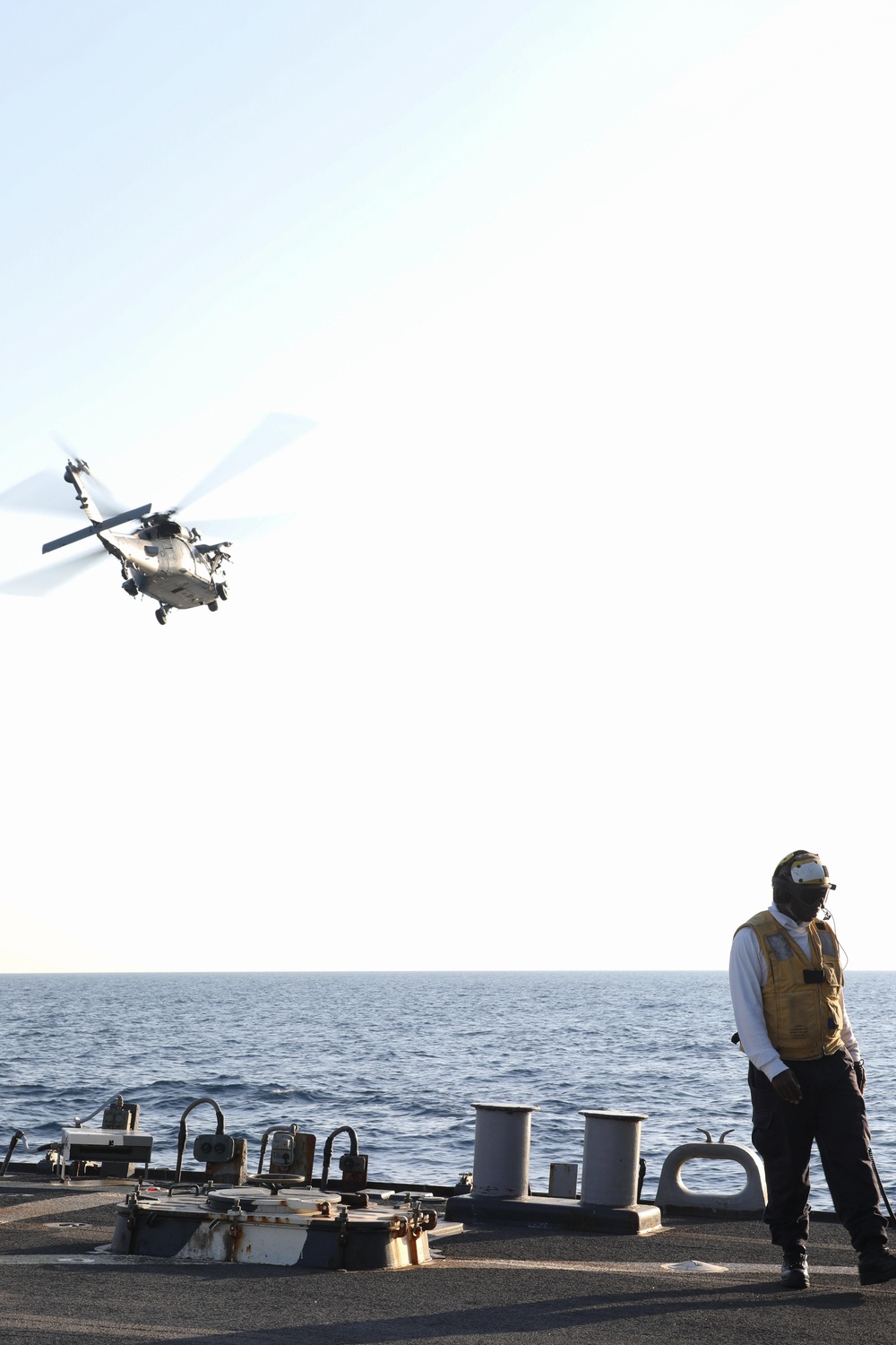 Flight Operations Onboard USS Ramage