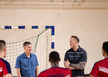 AUAB faces Qatar Special Forces in intramural soccer