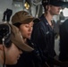 USS Ronald Reagan (CVN 76) conducts vertical replenishment with USNS Charles Drew (T-AKE 10)