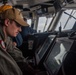 USS Ronald Reagan (CVN 76) conducts vertical replenishment with USNS Charles Drew (T-AKE 10)