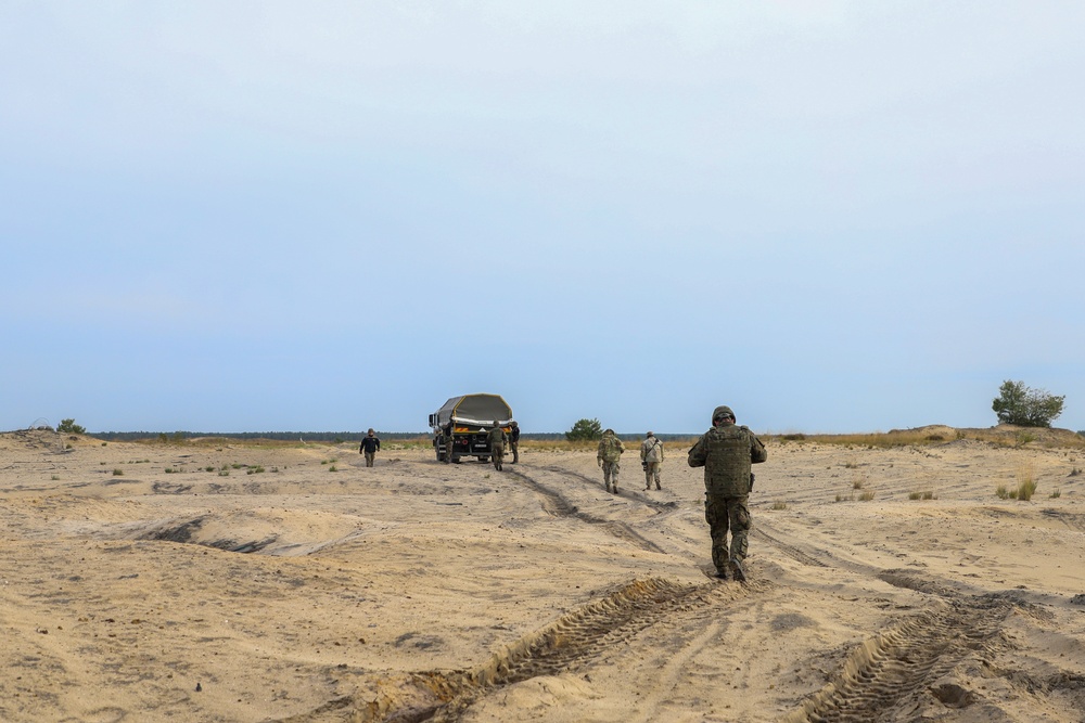 Army Reserve Ordnance Company Conducts a Controlled Burn alongside Polish Allies in Poland