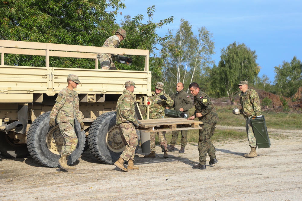 Army Reserve Ordnance Company Conducts a Controlled Burn alongside Polish Allies in Poland