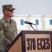 378th ECES holds change of command ceremony