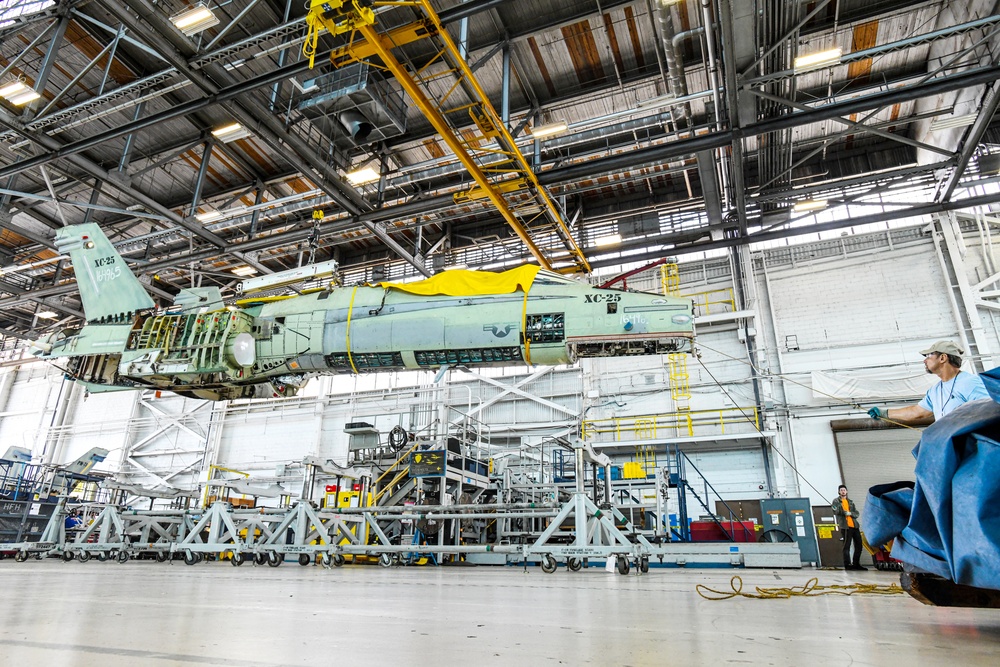 Fleet Readiness Center Southeast completes final F/A-18 Hornet Center Barrel Replacement