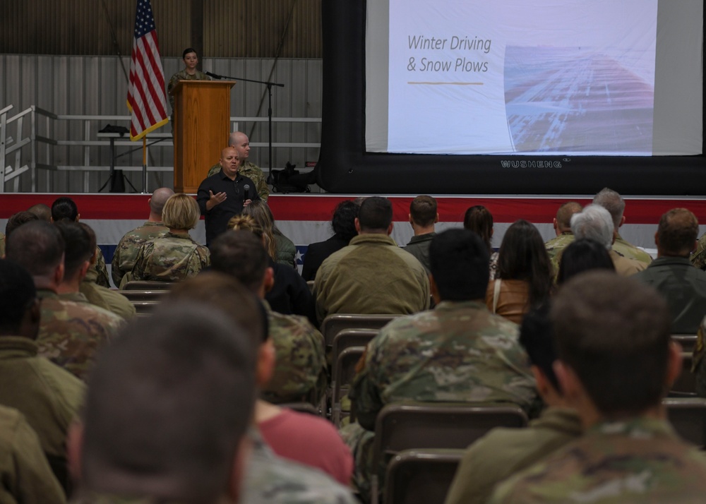 Year End Training Initiative readies Airmen and families for winter season