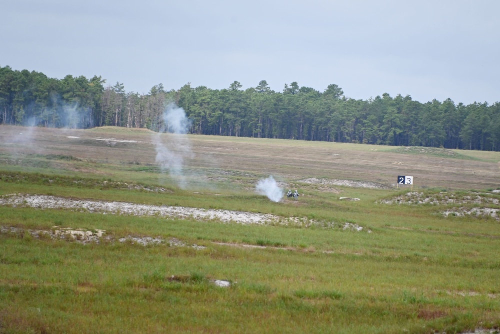 Fort Dix – RANGE 40 1 BN 114th IN NJARNG MK 19 QUAL. October 6th, 2023