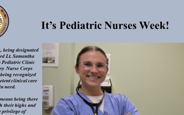 It's Pediatric Nurses Week