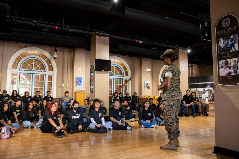 Orange High School visits MCRDSD