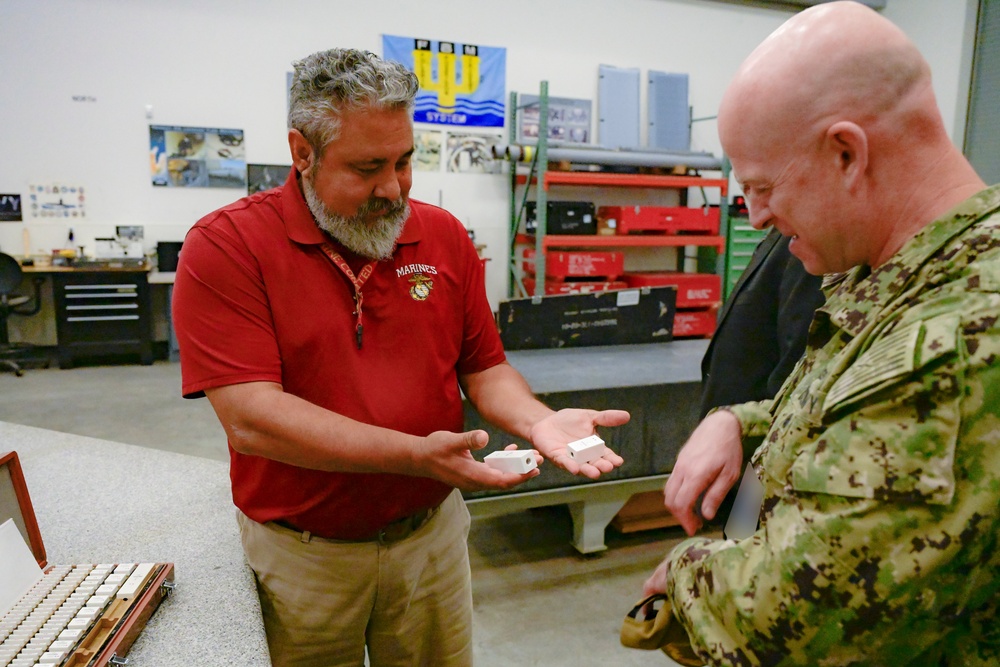 NAVSEA Warfare Centers Commander visits NSWC Corona Division