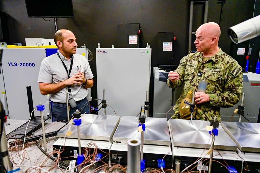 NAVSEA Warfare Centers Commander visits NSWC Corona Division