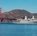 Service Members and Distinguished Guests at San Francisco Fleet Week Parade of Ships 2023