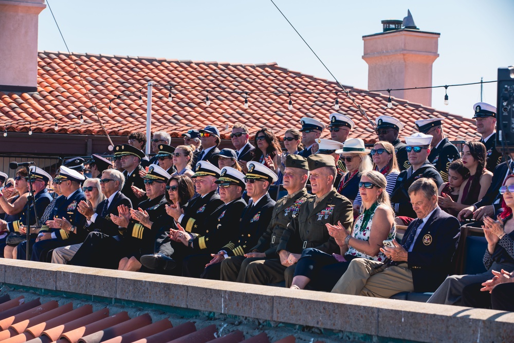 Service Members and Distinguished Guests at San Francisco Fleet Week Parade of Ships 2023