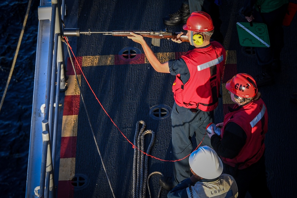 Boxer Demonstrates Fueling-at-Sea with Harpers Ferry