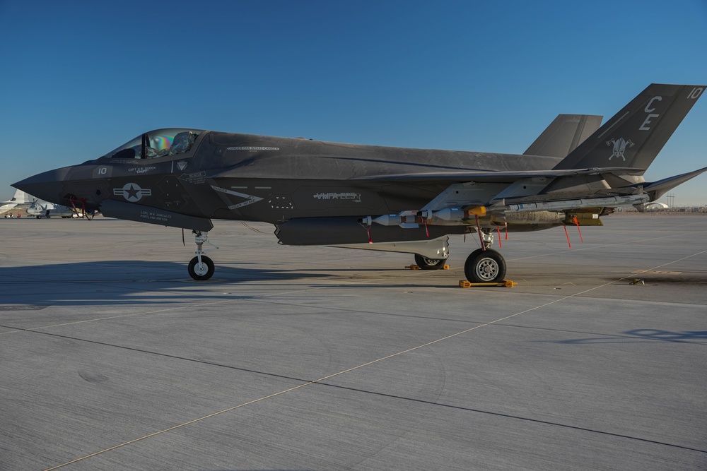 Fully armed F-35B