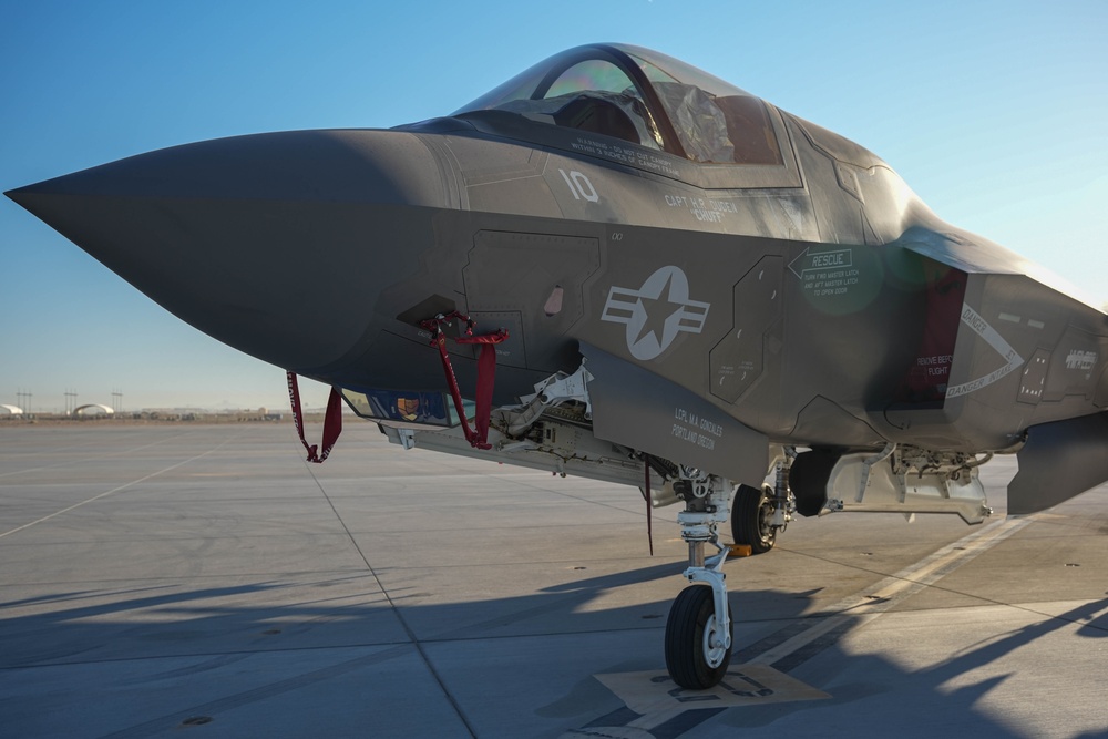 Fully armed F-35B