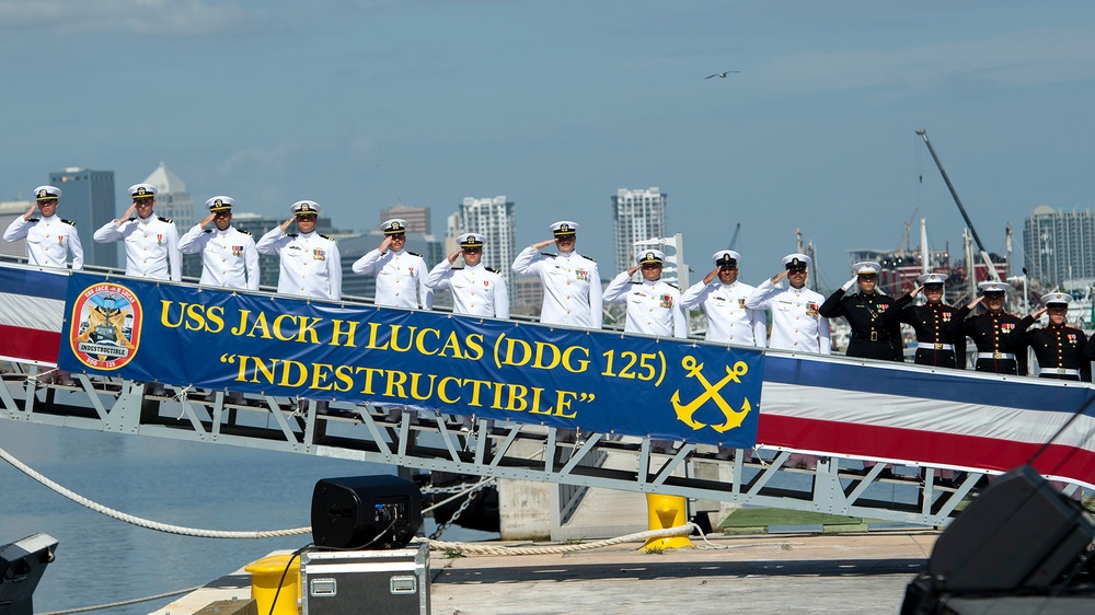 USS Jack H Lucas Commissioning