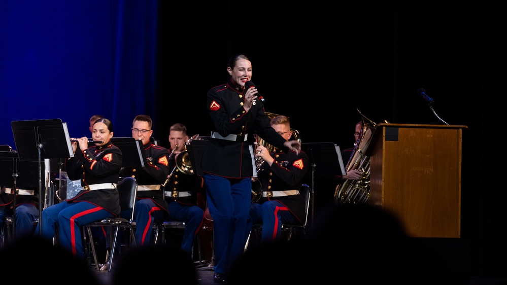 2nd Marine Aircraft Wing Band performs at the 34th Annual Vincent Vizzo Columbus Day Concert