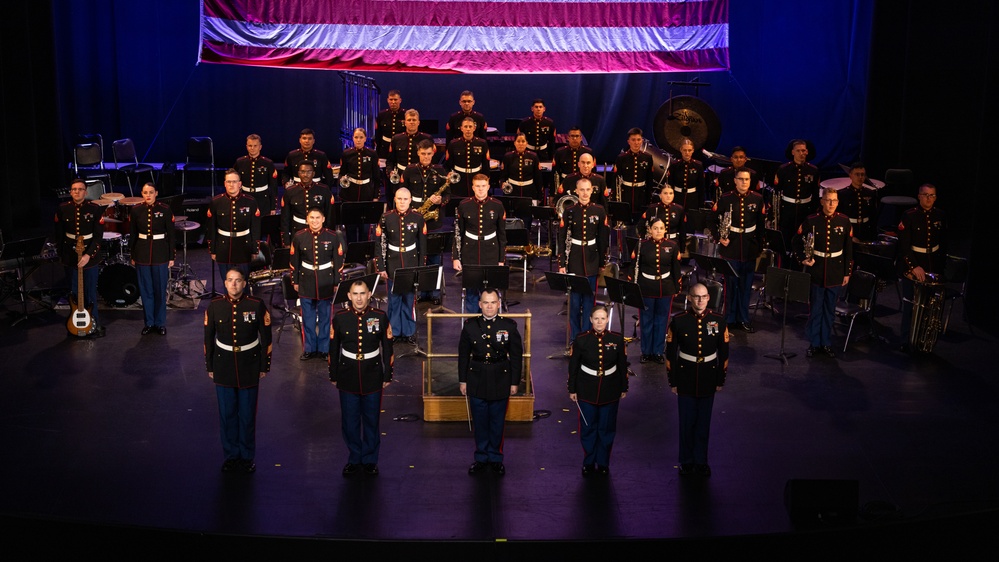 2nd Marine Aircraft Wing Band performs at the 34th Annual Vincent Vizzo Columbus Day Concert