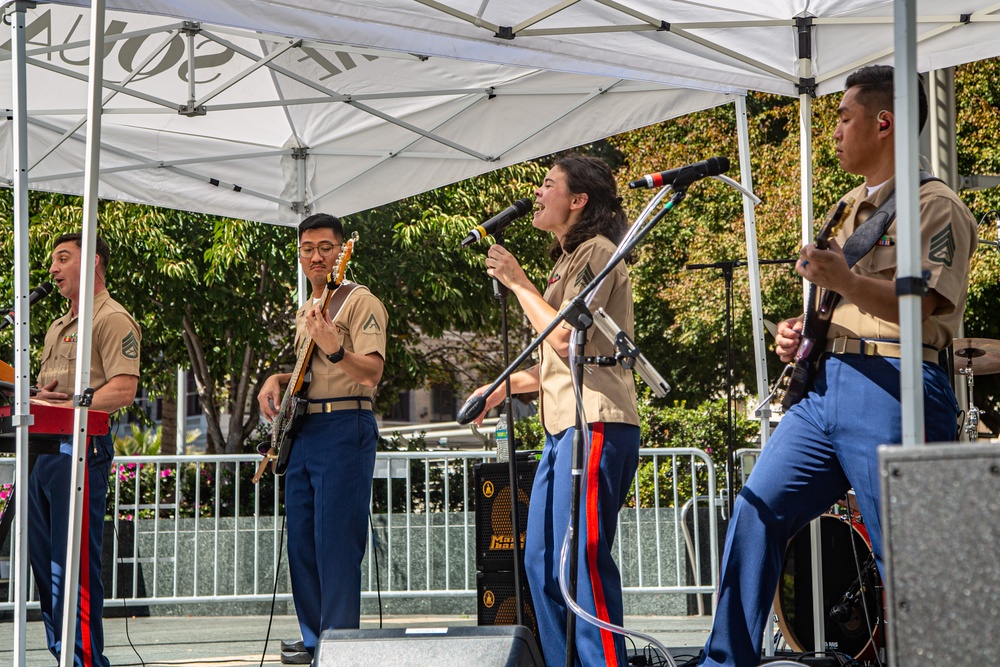 SF Fleet Week 23: 1st MARDIV Band at Union Square