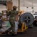 Sailors Move Cleaning Supplies