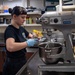 U.S. Navy Sailor Prepares Pie Crust