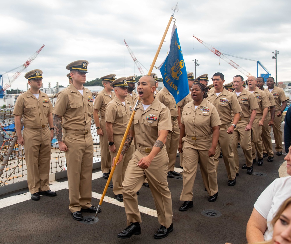 USS Antietam CPO Pinning Ceremony