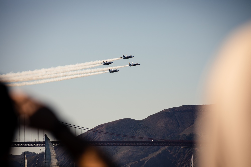 The Blue Angels Perform During San Francisco Fleet Week 2023