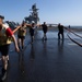 USS BATAAN FLIGHT DECK SCRUB