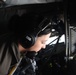 185th ARW, Boom Operator, Staff Sgt. Meleah Johnson lowers the boom of a KC-135 Stratotanker