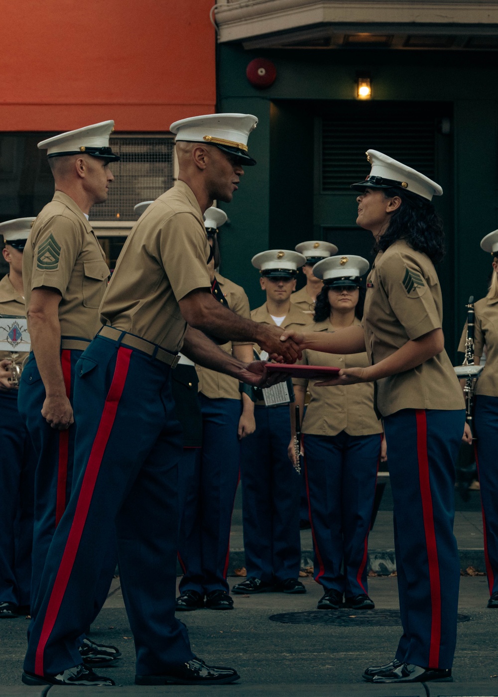 SF Fleet Week 23: Valencia St. Welcomes 1st MarDiv Band