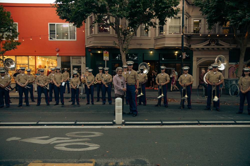 SF Fleet Week 23: Valencia St. Welcomes 1st MarDiv Band