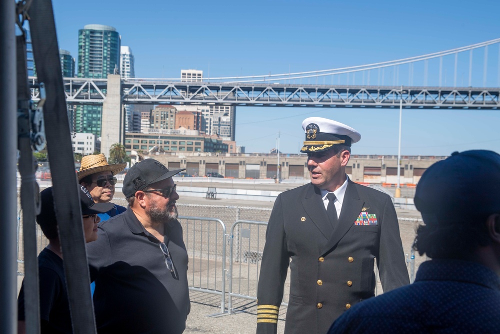 USS John P. Murtha Conducts Public Tours During San Francisco Fleet Week