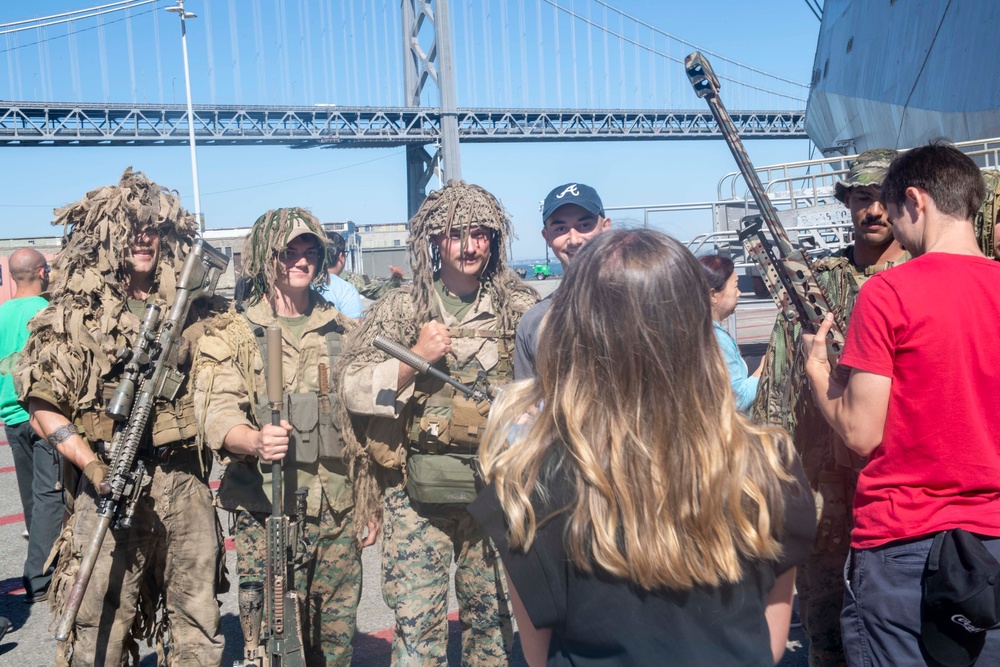 USS John P. Murtha Conducts Public Tours During San Francisco Fleet Week