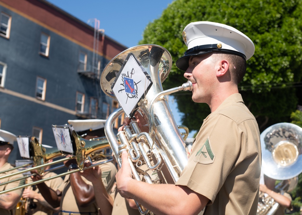 Old Breed Brass Band Performs at San Francisco Fleet Week 2023