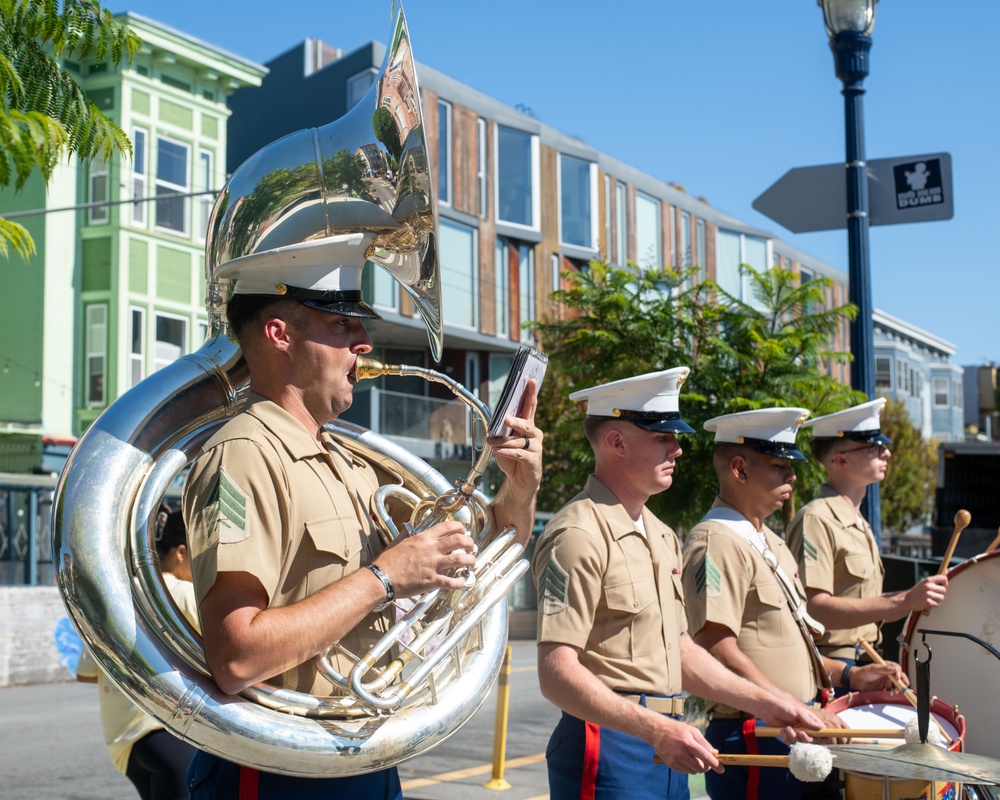Old Breed Brass Band Performs at San Francisco Fleet Week 2023
