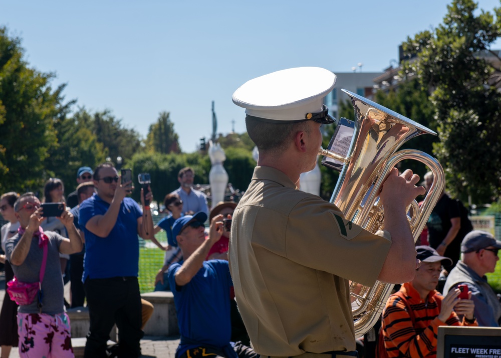 Old Breed Brass Band Performs at San Francisco Fleet Week 2023