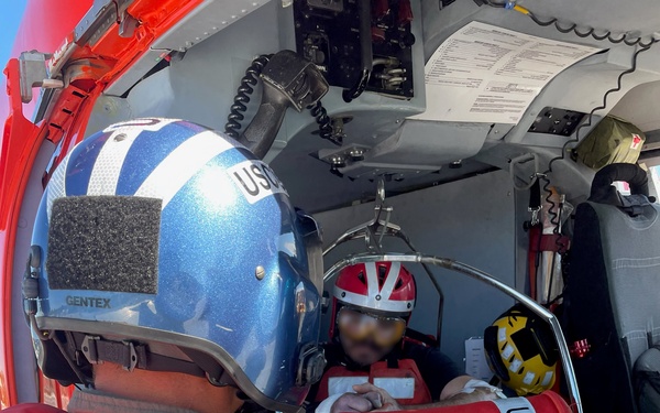 Coast Guard medevacs man from survey vessel 51 miles offshore Charleston, South Carolina