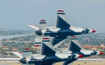 DVIDS - Images - Blue Angels and Thunderbirds joint flyover, New