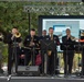 The U.S. Navy Band Cruisers Latin Ensemble performs at Fiesta Baltimore 2023 in Patterson Park in Baltimore, MD