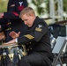 The U.S. Navy Band Cruisers Latin Ensemble performs at Fiesta Baltimore 2023 in Patterson Park in Baltimore, MD