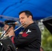 The U.S. Navy Band Cruisers Latin Ensemble performs at Fiesta Baltimore 2023 in Patterson Park in Baltimore, MD