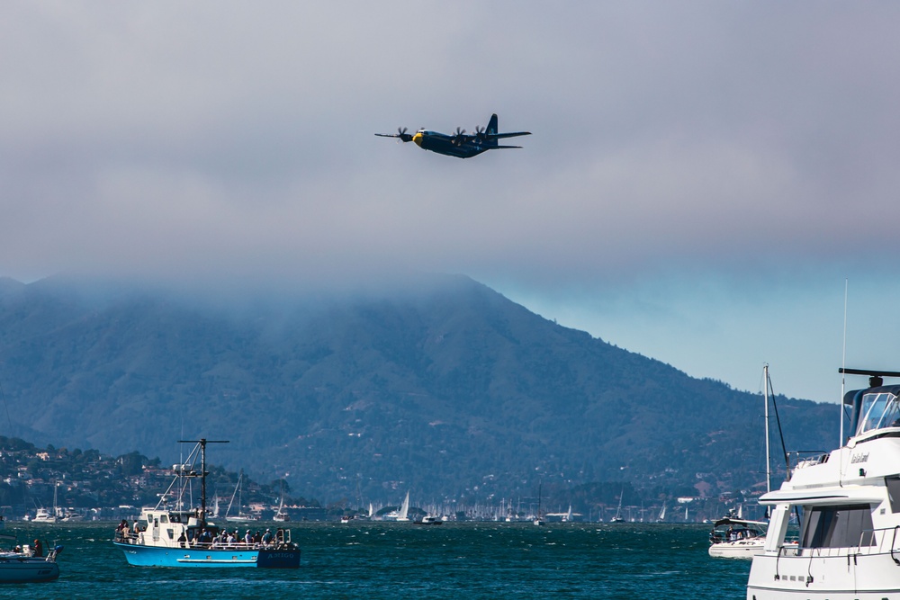 U.S. Navy C-130J Hercules &quot;Fat Albert&quot; participates in San Francisco Fleet Week Air Show