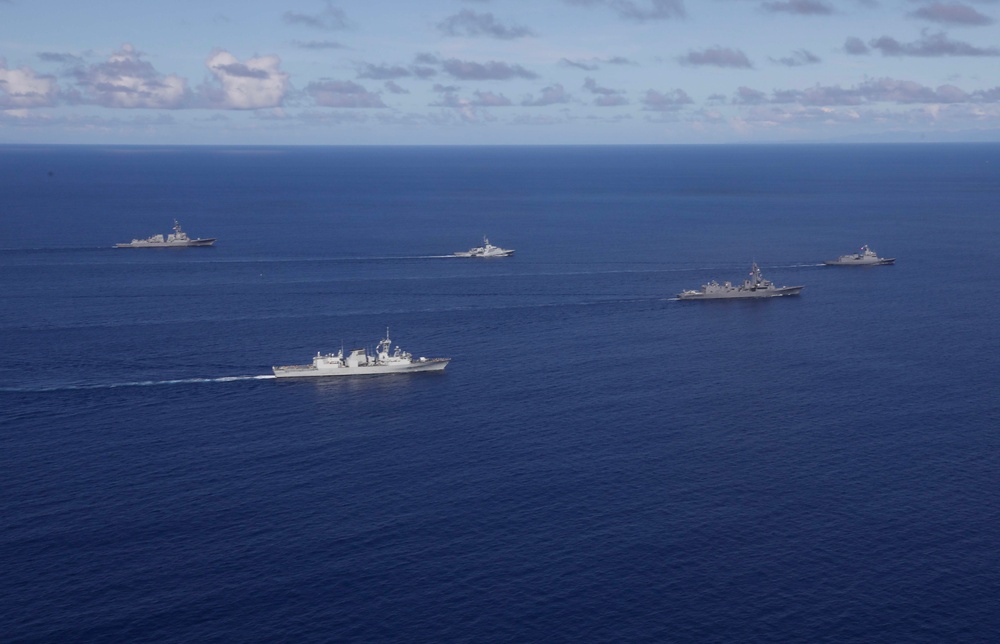 USS Dewey (DDG 105) Participates in PHOTEX During Maritime Training Activity Sama Sama 2023