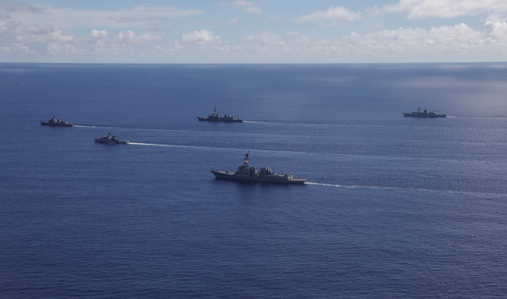 USS Dewey (DDG 105) Participates in PHOTEX During Maritime Training Activity Sama Sama 2023